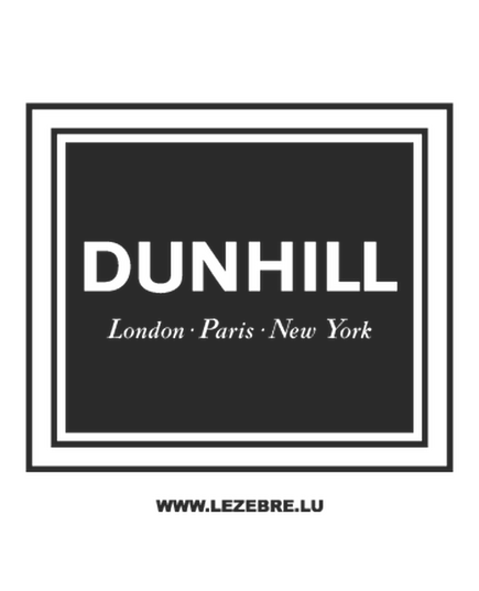Dunhill Logo Decal