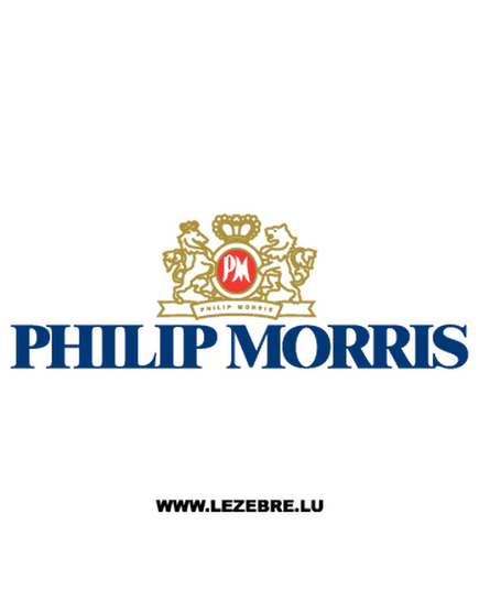Philip Morris Logo Decal