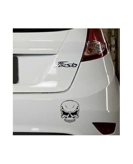 EMO Skull Ford Fiesta Decal