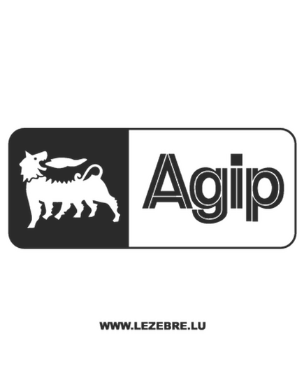 Agip Logo Decal 2
