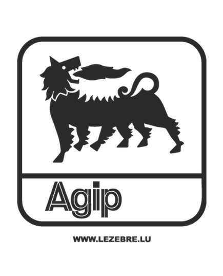Sticker Agip Logo