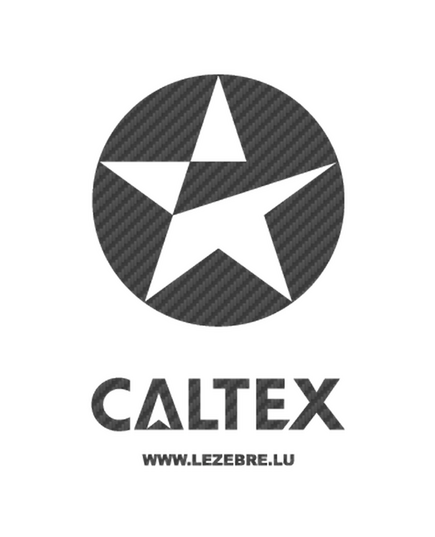 Sticker Carbone Caltex Logo