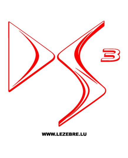 Citroën DS3 Logo Decal