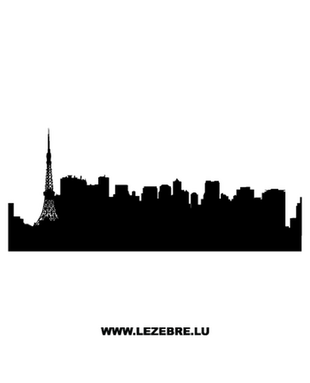 Silhouette Tokyo Decal