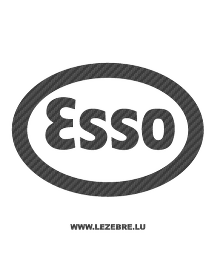 Sticker Karbon Esso Logo