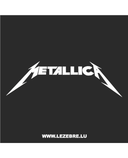 Sticker Metallica Logo