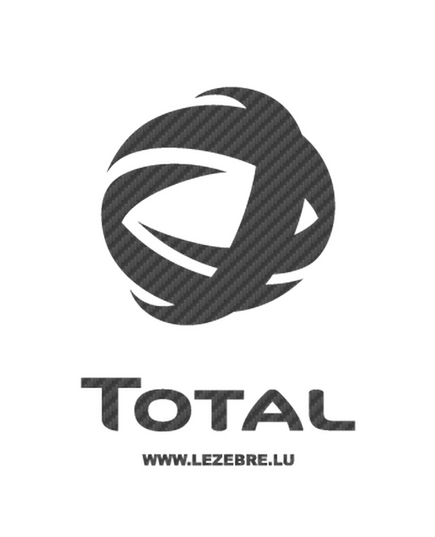 Sticker Carbone Total Logo 3