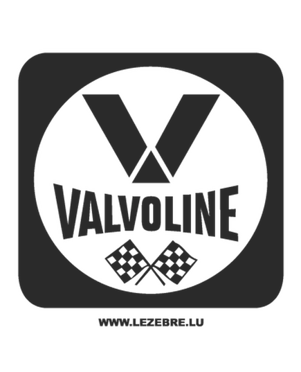 Sticker Valvoline Logo
