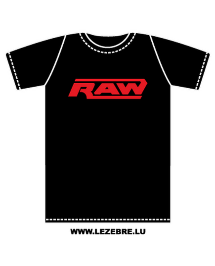 t-shirt WWE Raw