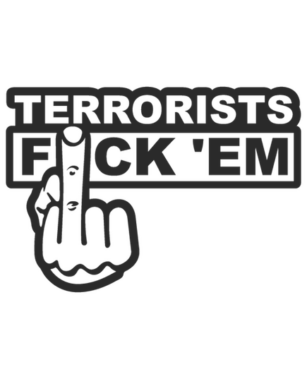 Sweat-shirt JDM Terrorists F*ck'em
