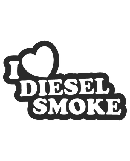 JDM I Love Diesel Smoke Decal