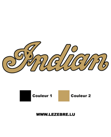 Indian logo Decal 4