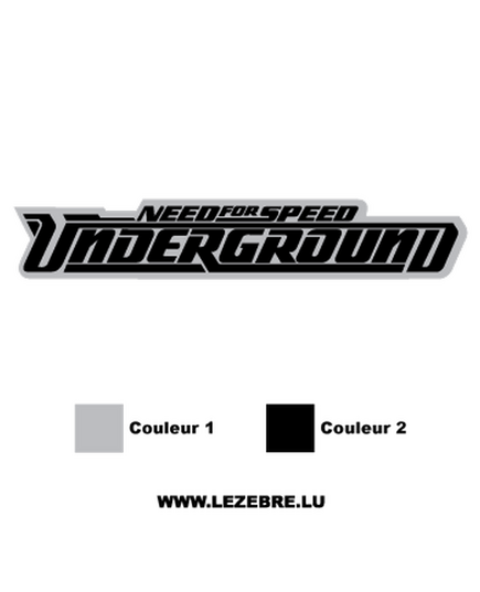 Sticker Need For Speed Underground