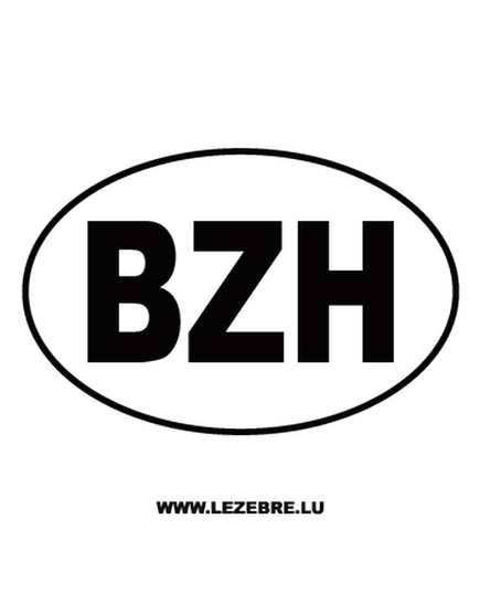 Sticker BZH Logo