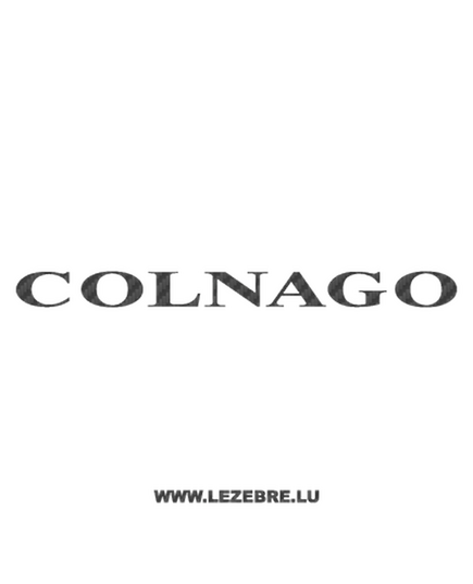 Sticker Carbone Colnago Logo