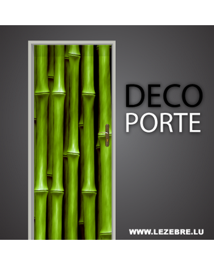 Sticker Déco Porte Bamboo