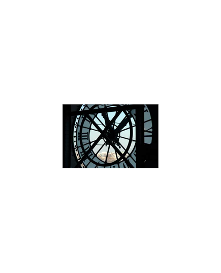 Sticker groß Horloge Paris