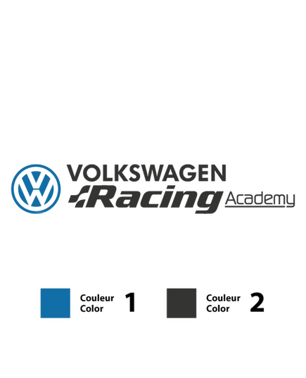 VW Volkswagen Racing Academy Decal