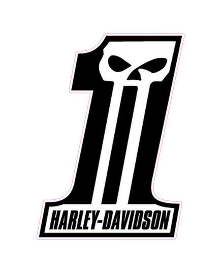 Sticker Harley Davidson Dark Custom ★