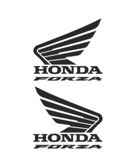 Set von 2 Stickern Honda Forza logo
