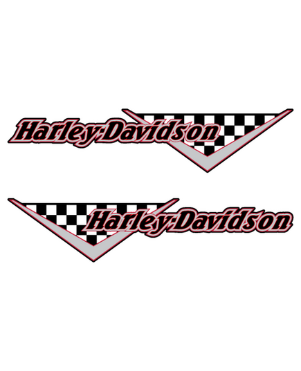Kit Stickers reservoir Harley Davidson V Würfelmuster