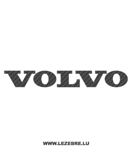 Volvo Carbon Decal