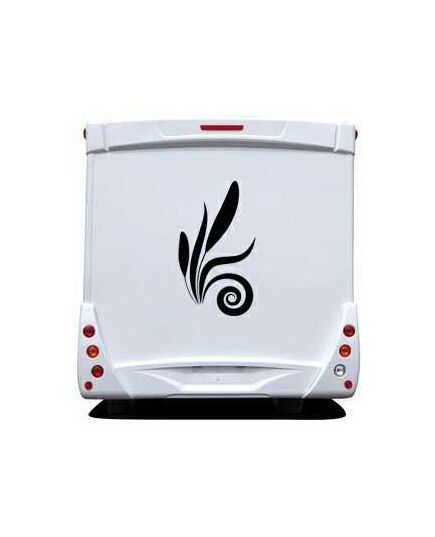 Floral Camping Car Decal 4