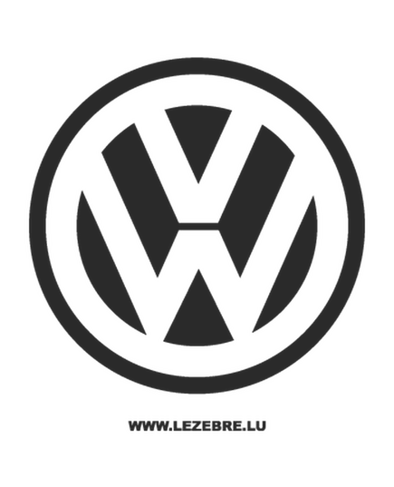 Sticker Volkswagen VW Logo