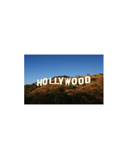 Sticker groß Hollywood