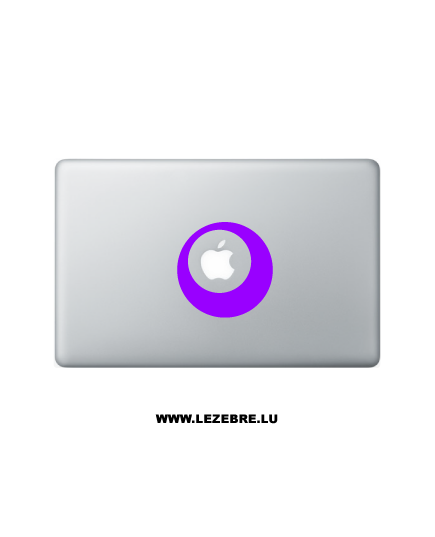 Sticker Macbook Cercle Design