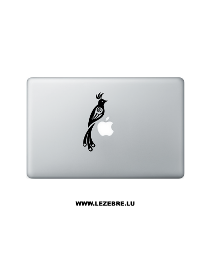 Sticker Macbook Oiseau Tribal