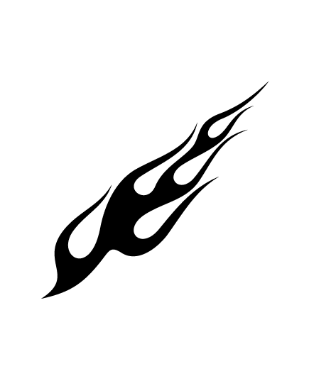 Flame Decal 09