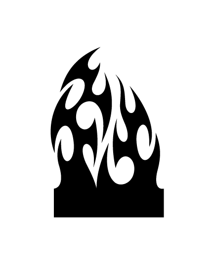 Flame Decal 32