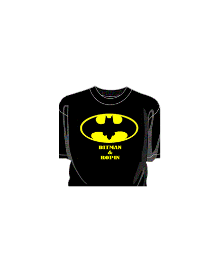 T-Shirt Bitman & Ropin parody Batman