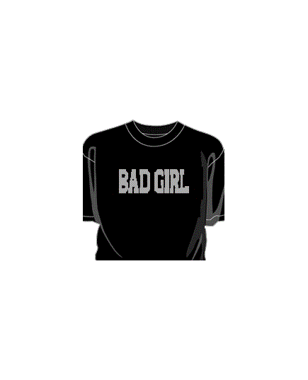Tee shirt Bad Girl parodie Batman