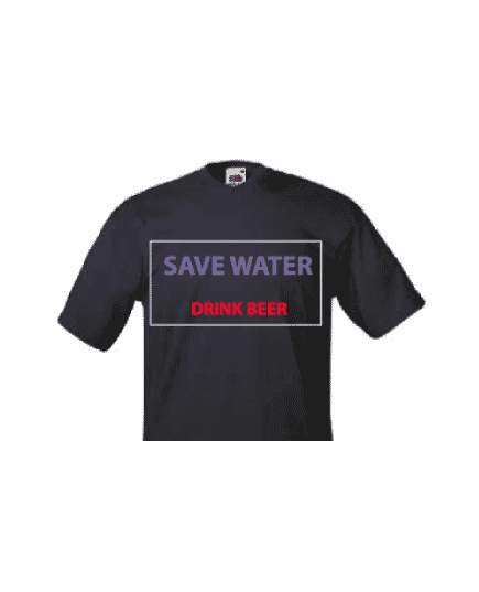 Tee shirt Save Water Drink Beer