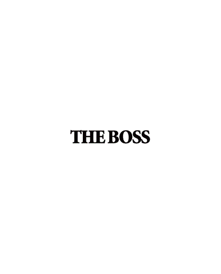 Tee shirt The Boss parodie Hugo Boss