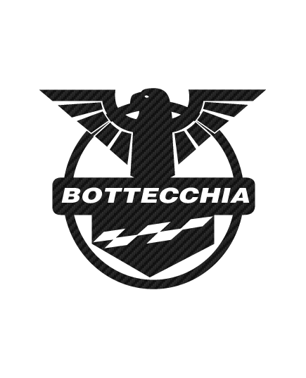 Sticker Carbone Bottecchia Logo Vélo