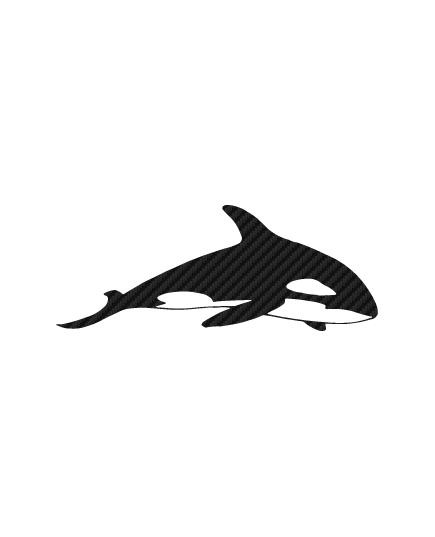 Whale Carbon Decal