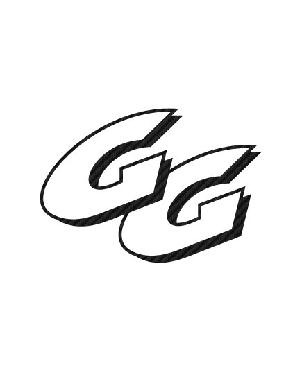 Sticker Carbone GAS-GAS GG Logo