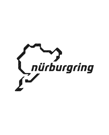 Sticker Karbon Nürburgring Rennstrecke 3