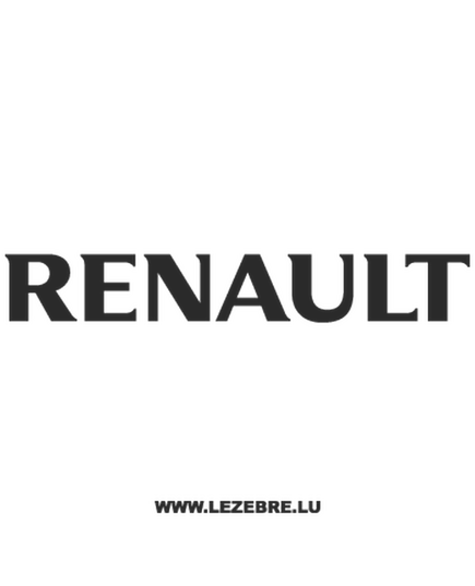 Renault Decal
