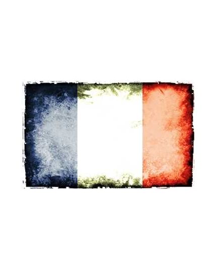Sticker Deko Flagge Design Frankreich