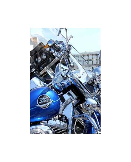 Sticker Deko Harley Davidson Bleu