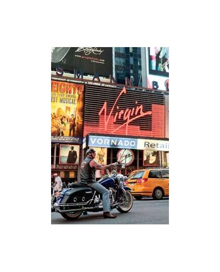 Sticker Deko Motard Harley Times Square Manhattan