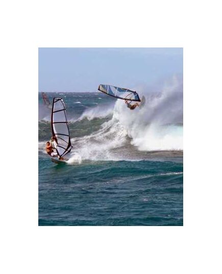 Sticker Deko Windsurfeur dans de grandes vagues