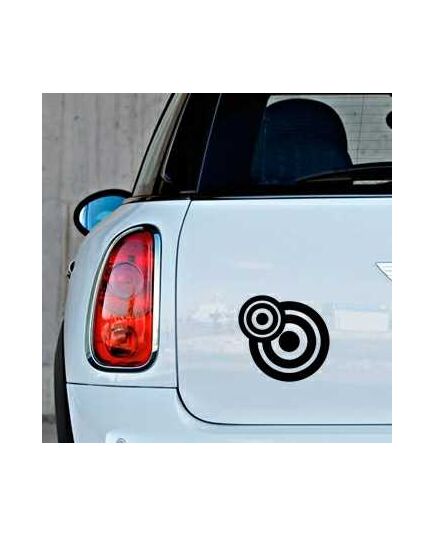 Rounded Circles Mini Decal