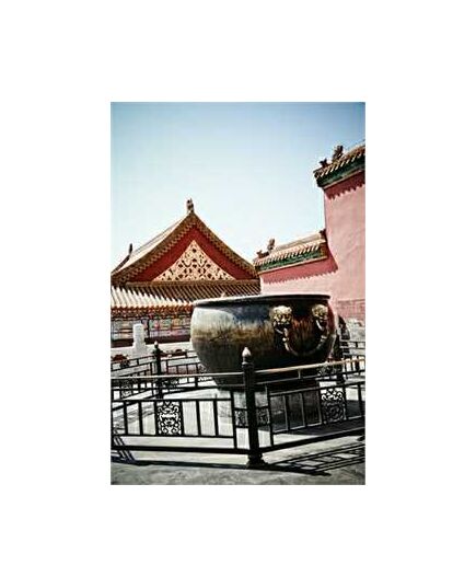 Sticker Mural, photo chaudron de la cité interdite de Pekin, celine