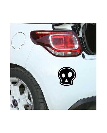 Sticker Citroën Tête de Mort Emo