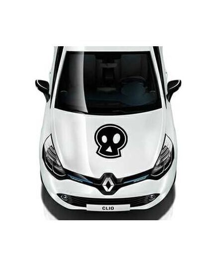 Emo skull Renault Decal